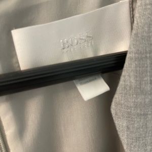 Boss gray flannel dress